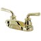 Kingston Brass 4" Centerset Bathroom Faucet, Polished Brass KB252RXLLP - alternate 1